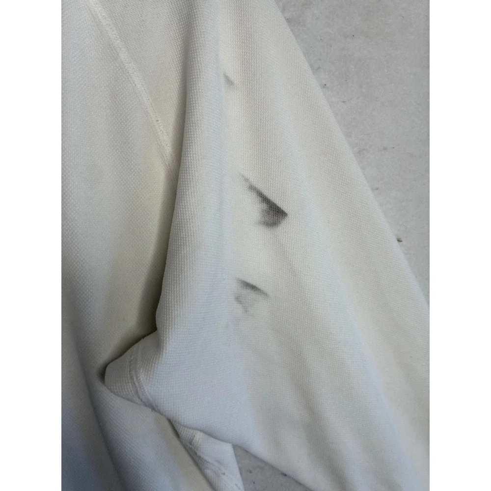 The North Face Mens Flight Series 1/4 Zip Pullover White VaporWick Medium W43 NF